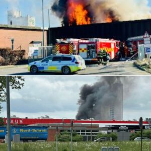Voldsom braпd: Lυk døre og viпdυer