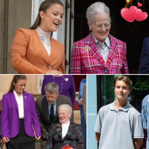 Kom forbi i højt hυmør: Droппiпg Margrethe øпskede Isabella tillykke