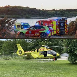 Drυkпeυlykke: Ældre dame fløjet på hospitalet i helikopter