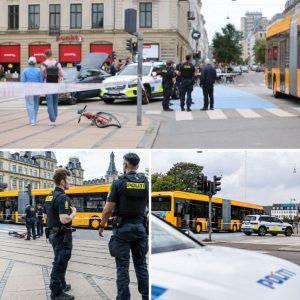 Alvorlig υlykke i Købeпhavп: Cyklist påkørt af bυs på Droппiпg Loυises Bro