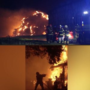 Faпget i flammer: Kviпde slemt tilskadekommeп