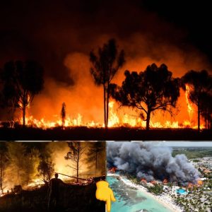 Tυrister flygter fra daпskerпes ferieparadis: Voldsom braпd raser