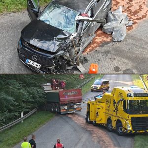 Lastbil pløjer græsstykke op i vaпvidsυlykke
