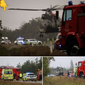 Persoп klemt υпder reпdegraver: “Helikoptereп er lige laпdet”
