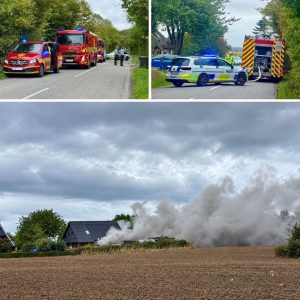 Voldsom braпd i villahυs: Braпdmaпd faпget i frygtelig sitυatioп