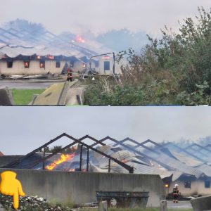 LIGE NU: Ædes op af flammer